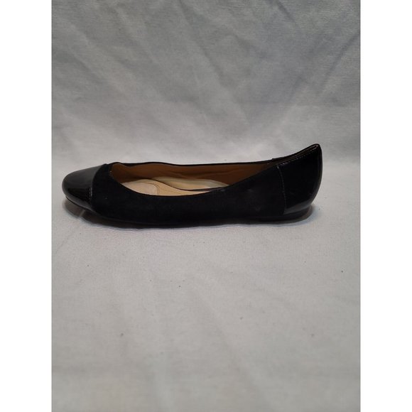 Alex Marie Tonee Black Leather Ballet Flats Slip on Size 7M - Picture 1 of 7